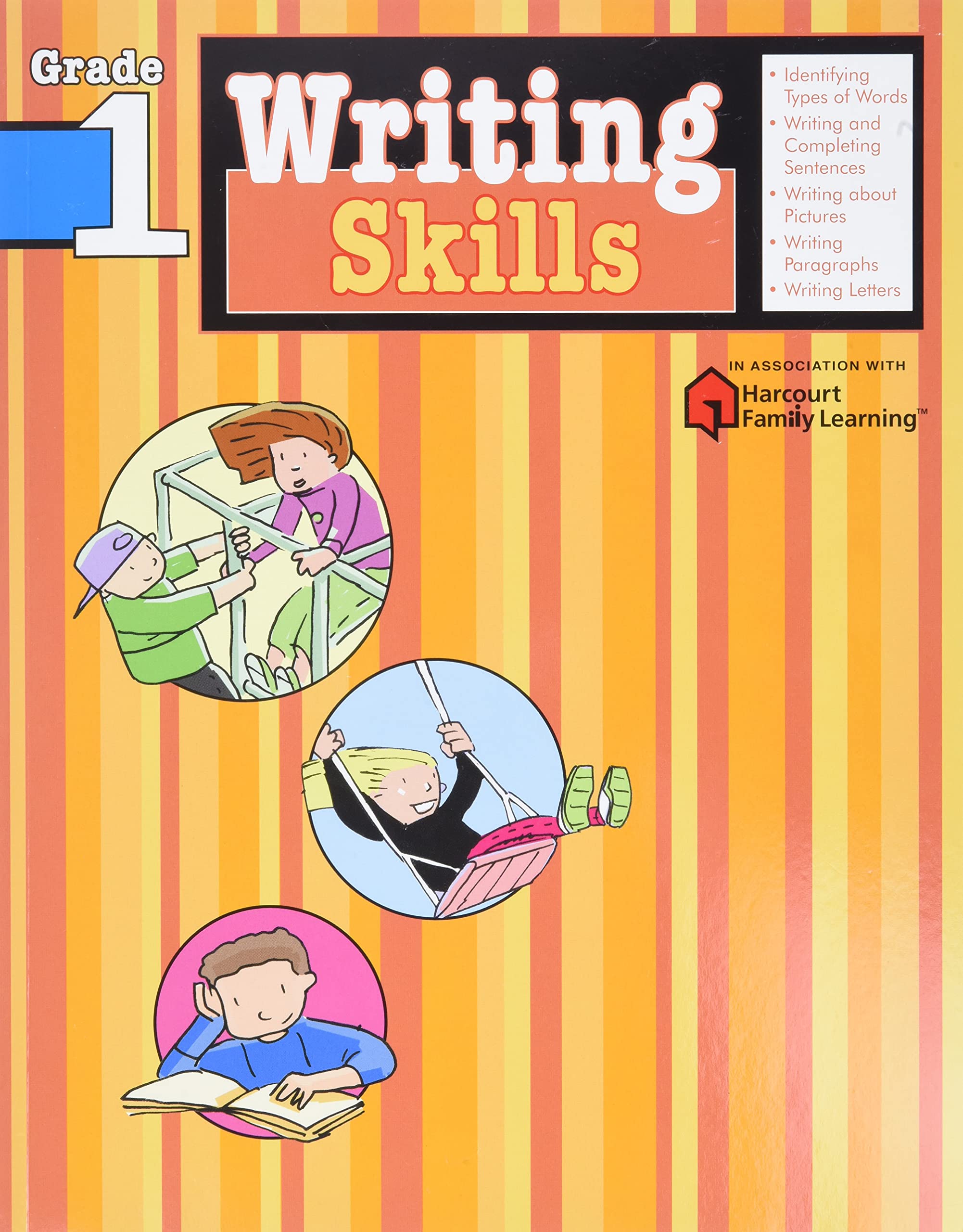 Writing Skills: Grade 1 (Flash Kids Harcourt Family Learning) Computer Science