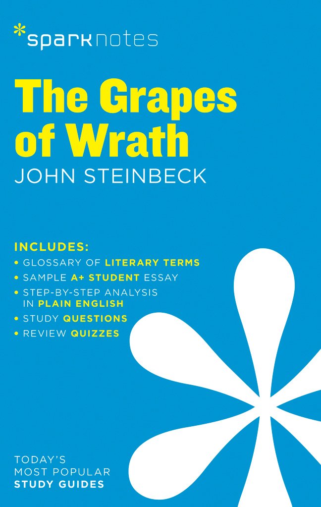 Product Image: The Grapes of Wrath SparkNotes Literature Guide