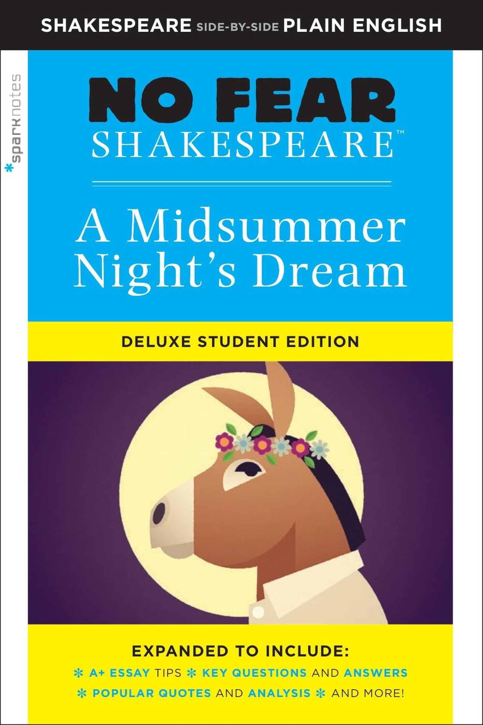 A Midsummer Night's Dream (No Fear Shakespeare): No Fear Shakespeare Deluxe Student Editions - Shakespeare Side-by-Side Plain English Drama