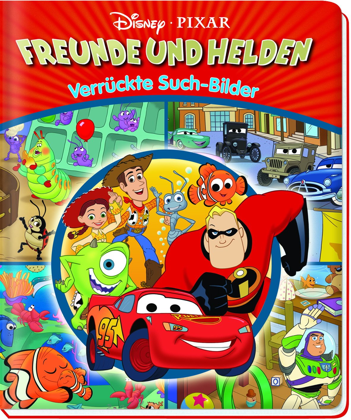 Disney PIXAR Freunde und Helden - Verrückte Suchbilder, Wimmelbild Books