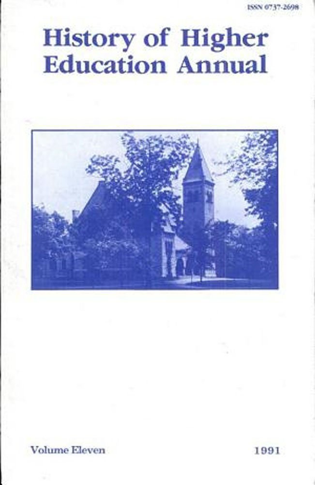 History of Higher Education Annual: 1991 Education & Training