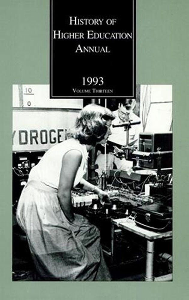 History of Higher Education Annual 1993 Education & Training