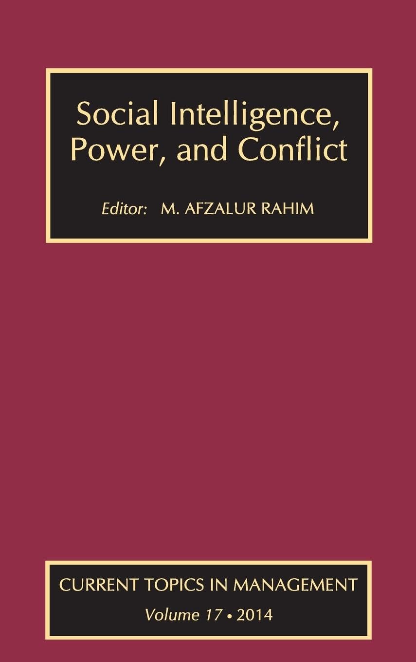 Social Intelligence, Power, and Conflict Business, Finance & Career