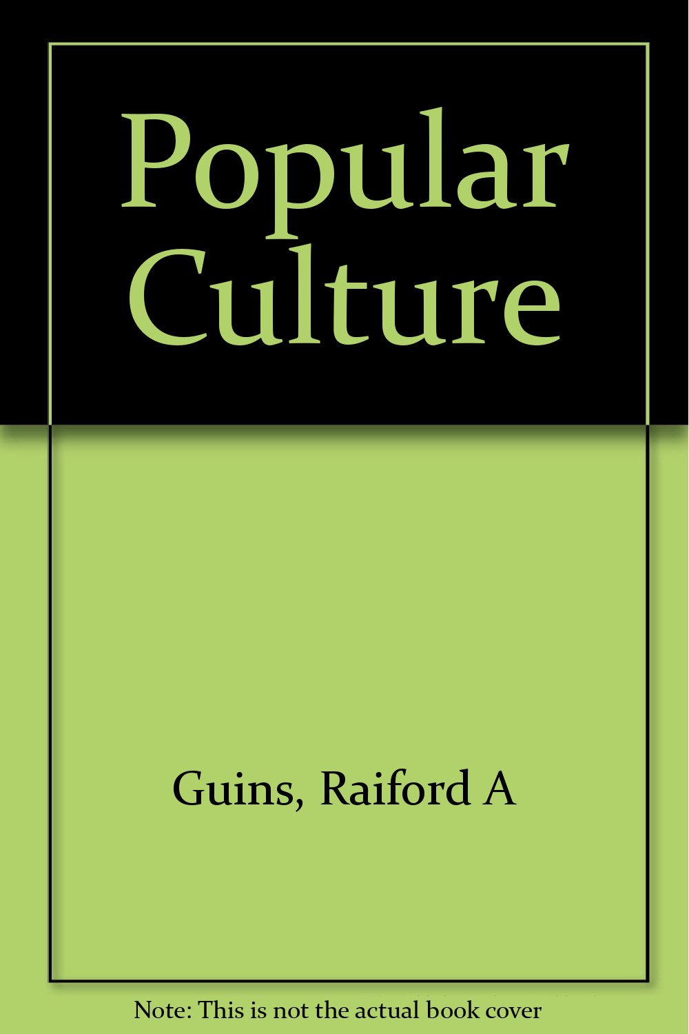 Popular Culture Social Sciences