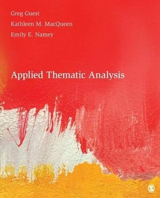 Applied Thematic Analysis Natural Sciences