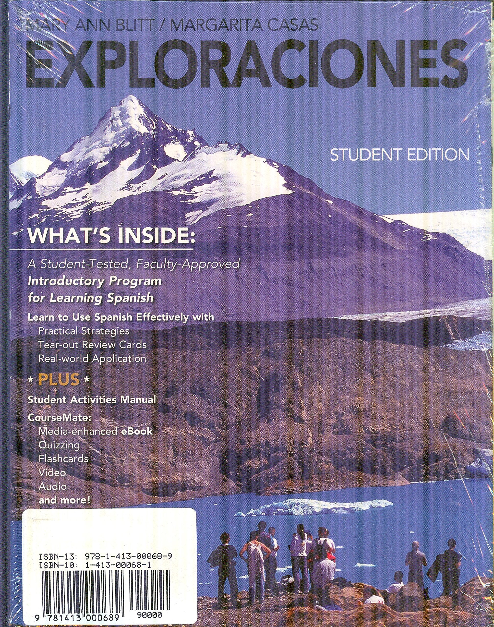 Exploraciones, with iLrn(TM) Heinle Learning Center Printed Access Card + m. CD-ROM Foreign Languages ​​& Dictionaries