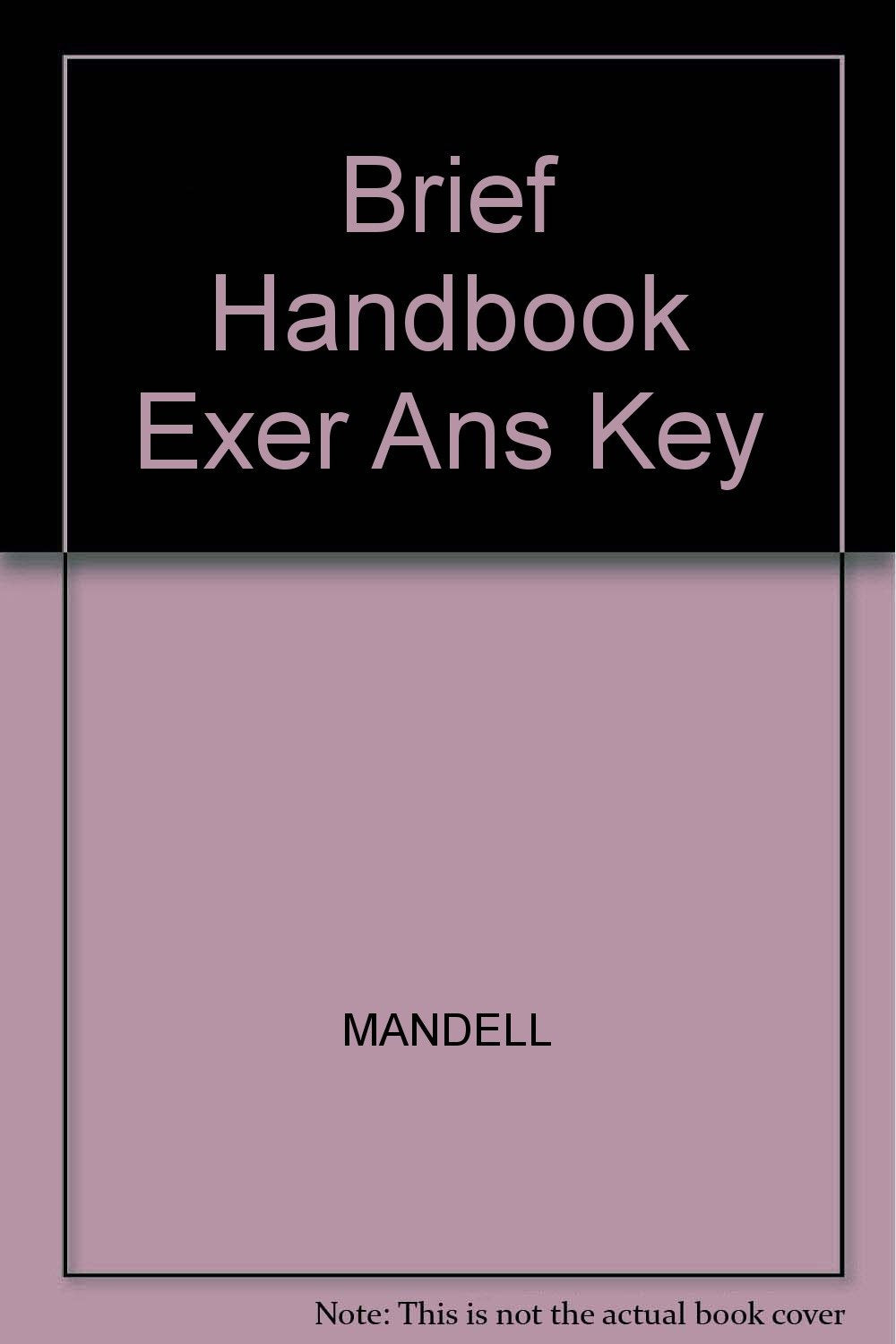 Product Image: Brief Handbook Exer Ans Key