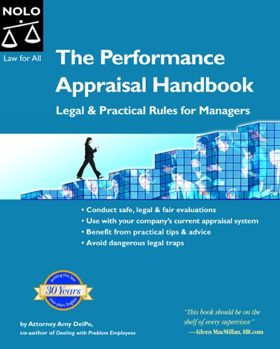 The Performance Appraisal Handbook: Legal & Practical Rules For Managers book