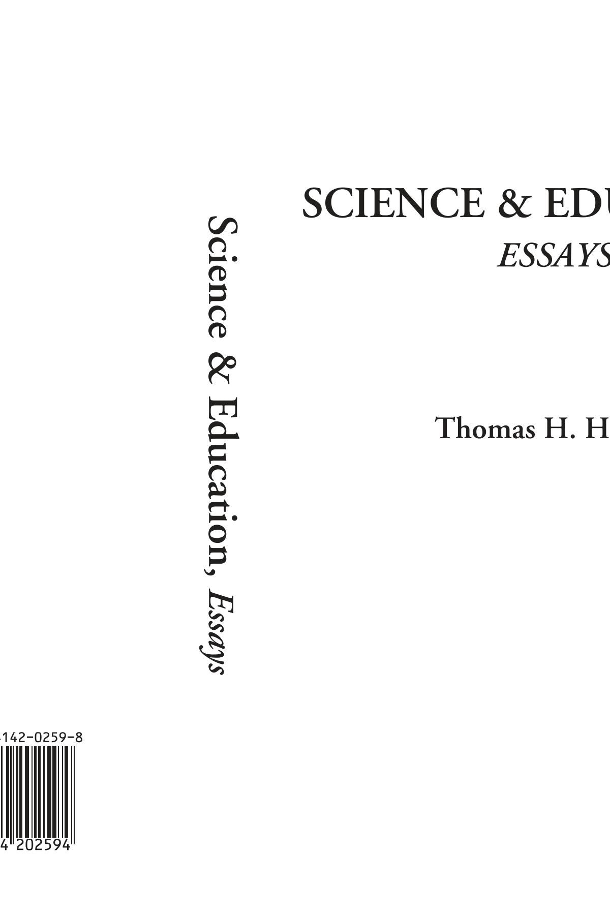 Product Image: Science & Education (Essays)