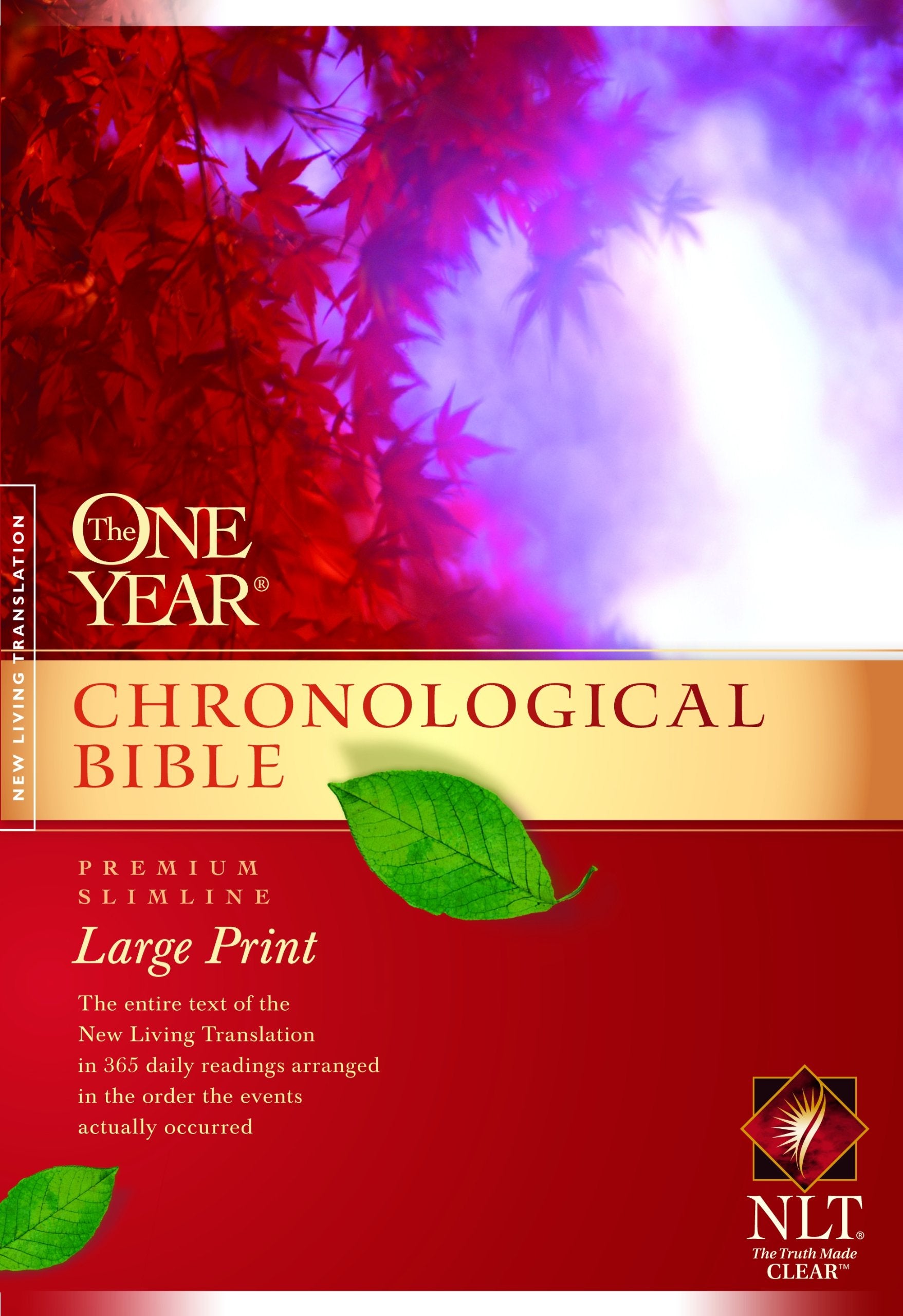 The One Year Chronological Bible: New Living Translation Premium Slimline Religion & Esotericism