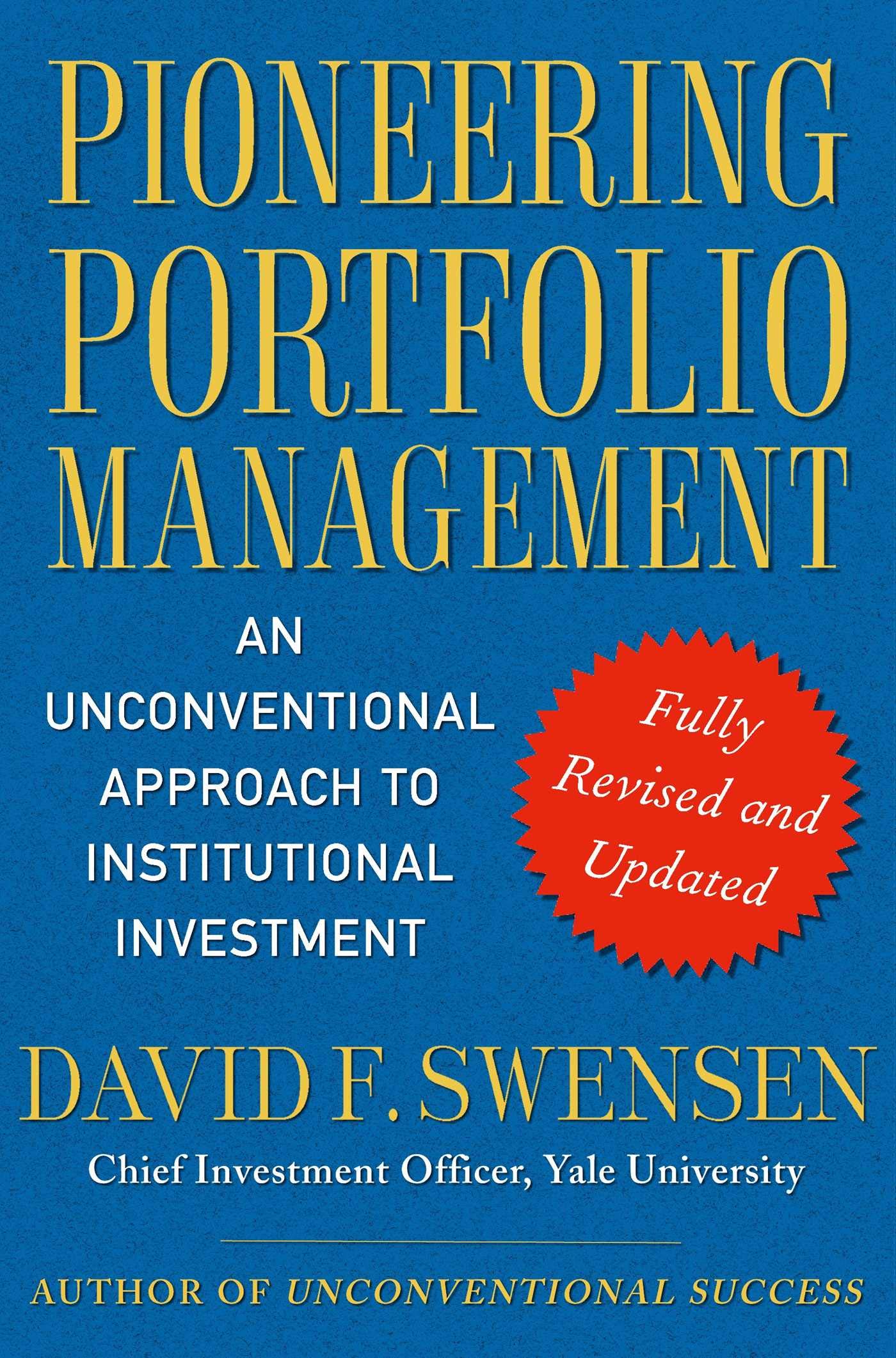 Pioneering Portfolio Management Business, Finance & Career