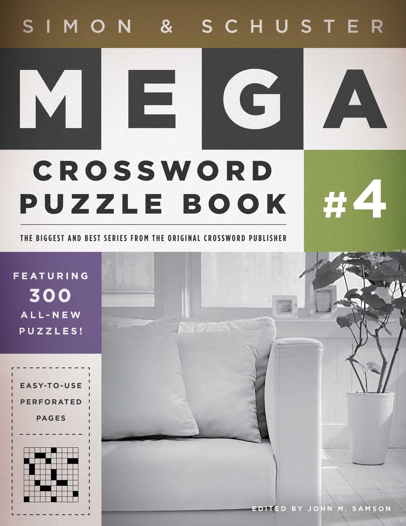 Simon & Schuster Mega Crossword Puzzle Book #4: Volume 4 (S&S Mega Crossword Puzzles, Band 4) Leisure & Fun
