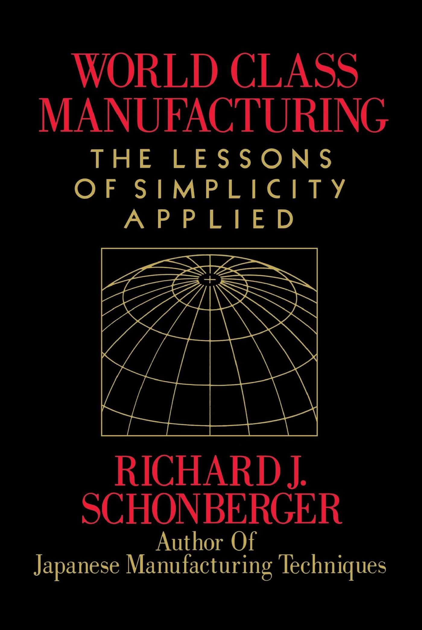 World Class Manufacturing: The Lessons of Simplicity Applied Business, Finance & Career