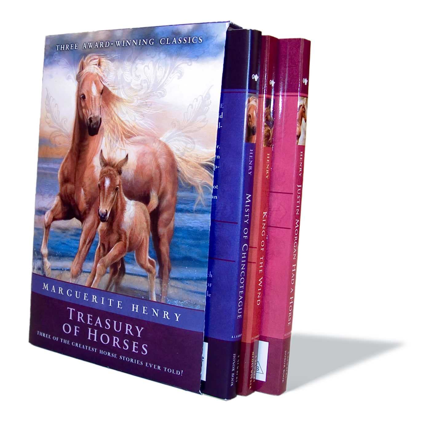Marguerite Henry Treasury of Horses (Boxed Set): Misty of Chincoteague, Justin Morgan Had a Horse, King of the Wind Living & Furnishing