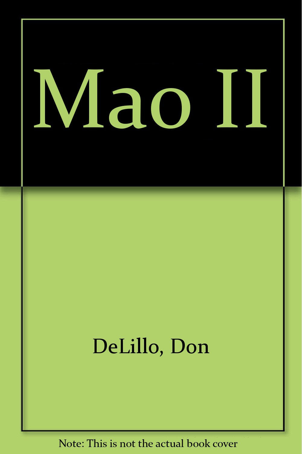 Mao II Books