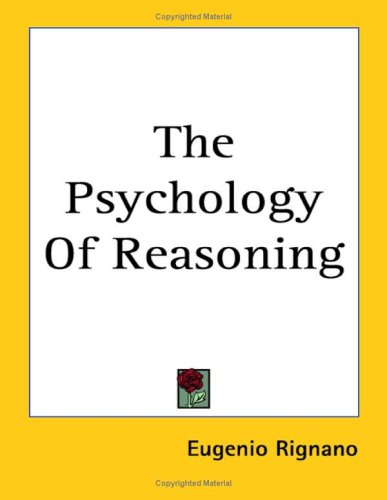 The Psychology of Reasoning Books