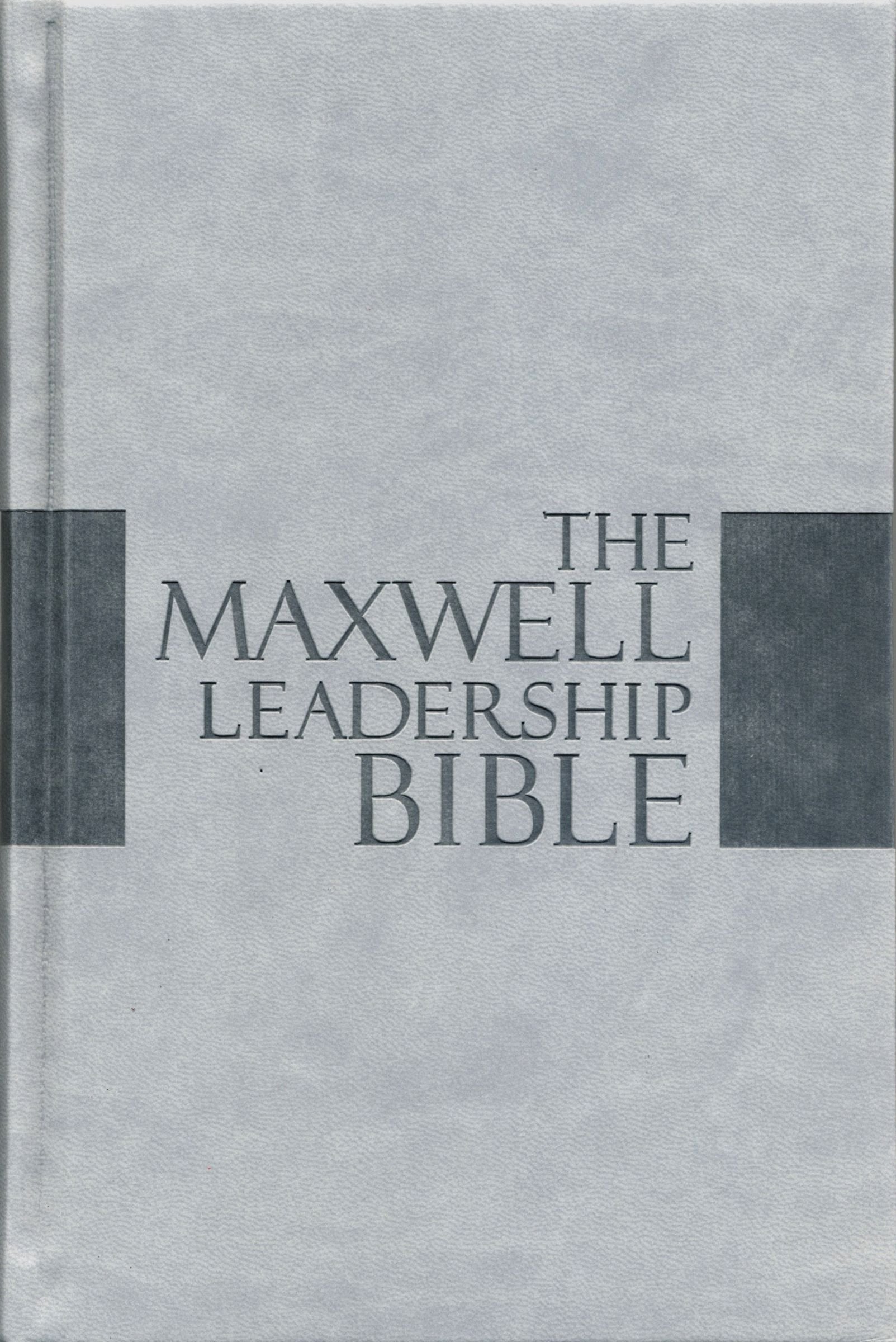 Maxwell Leadership Bible NKJV Briefcase Edition: New King James Version, Dove Gray Leathersoft, Study (Signature Series) Film, Art & Culture