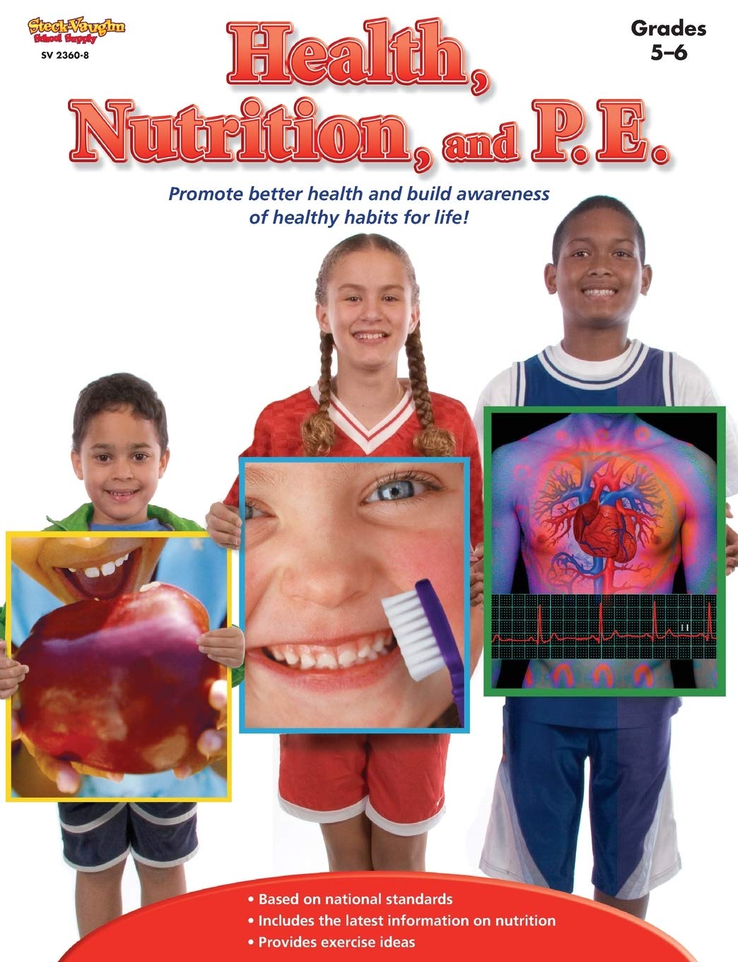 Health, Nutrition, and Physical Education Grades 5-6: Reproducible (Health Nutrition/Pe) Reference Books