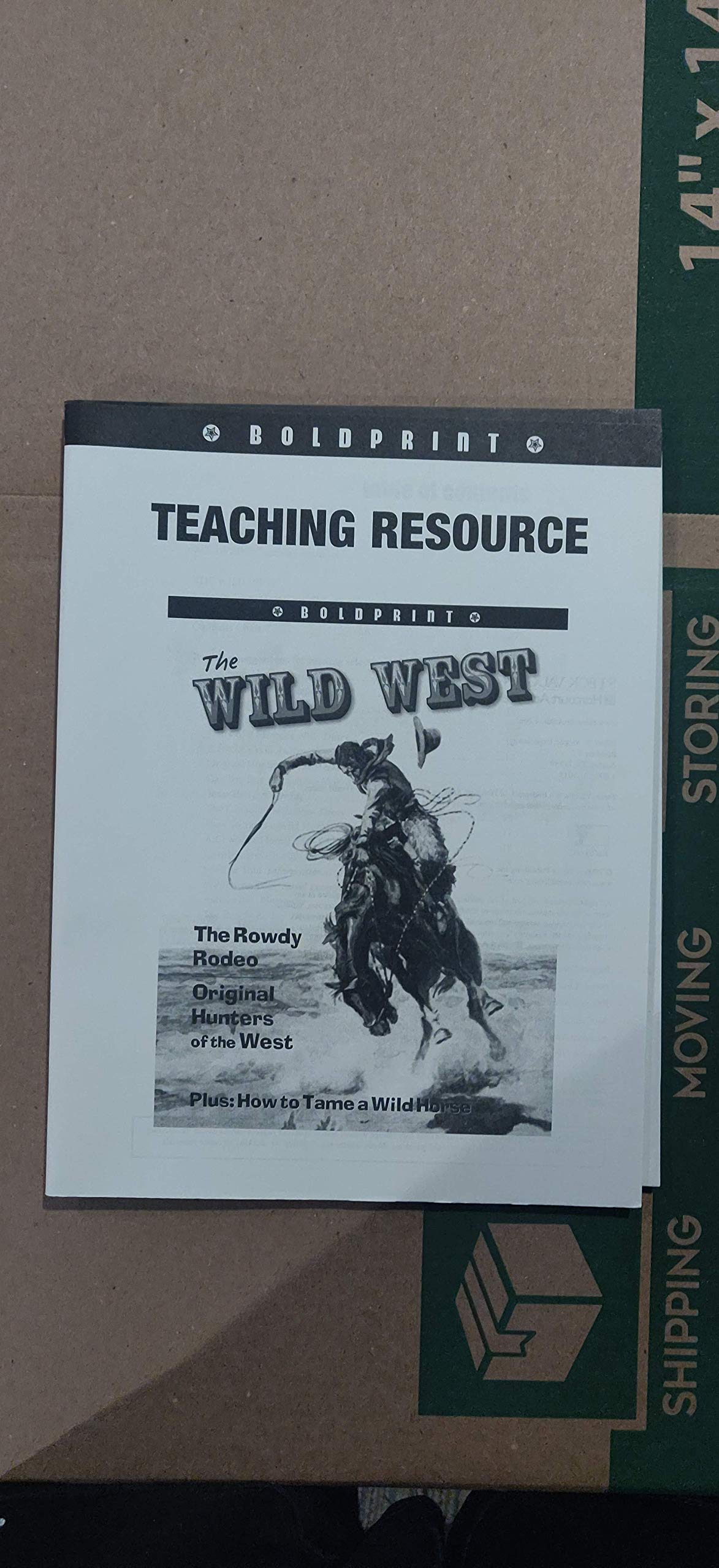 Wild West, Grade 6: Teacher Guide (Steck-Vaughn Boldprint) Books