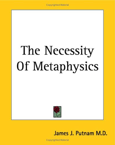 The Necessity of Metaphysics Philosophy