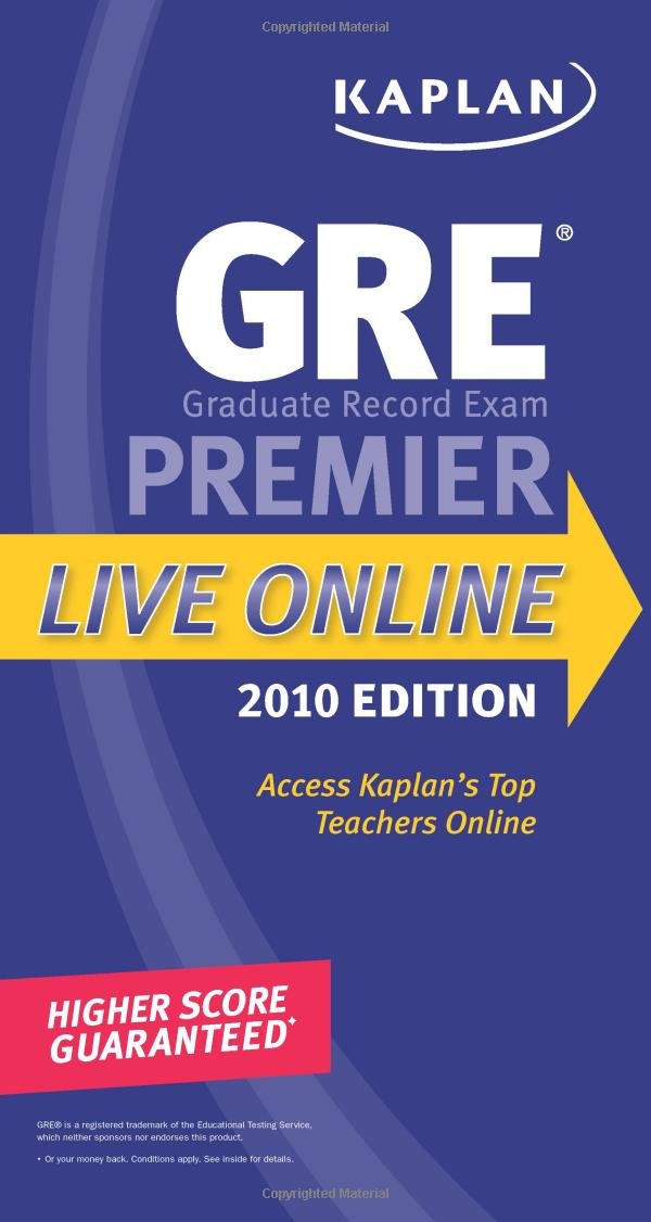 Product Image: Kaplan GRE Exam 2010 Premier Live Online