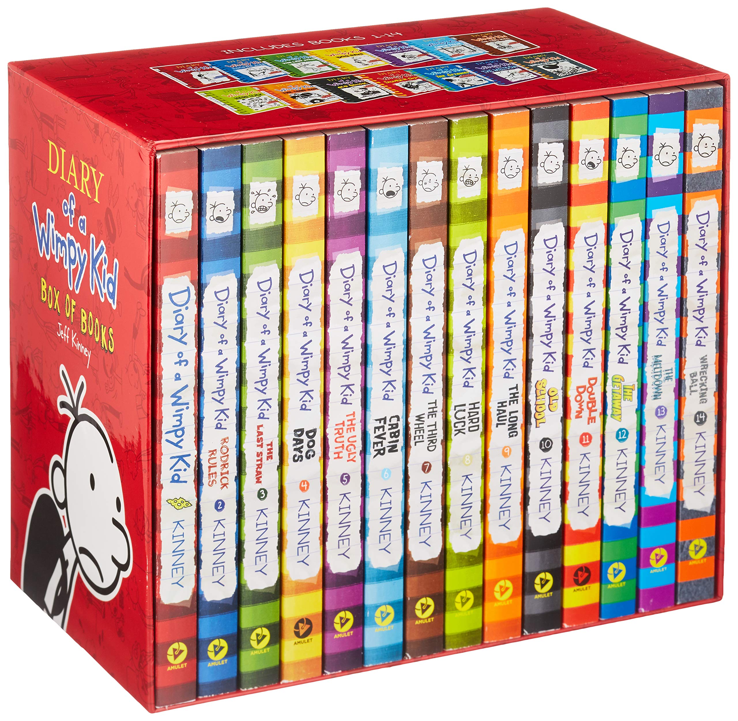 Diary of a Wimpy Kid Box of Books (1-14) (Export edition) Novels & Short Stories