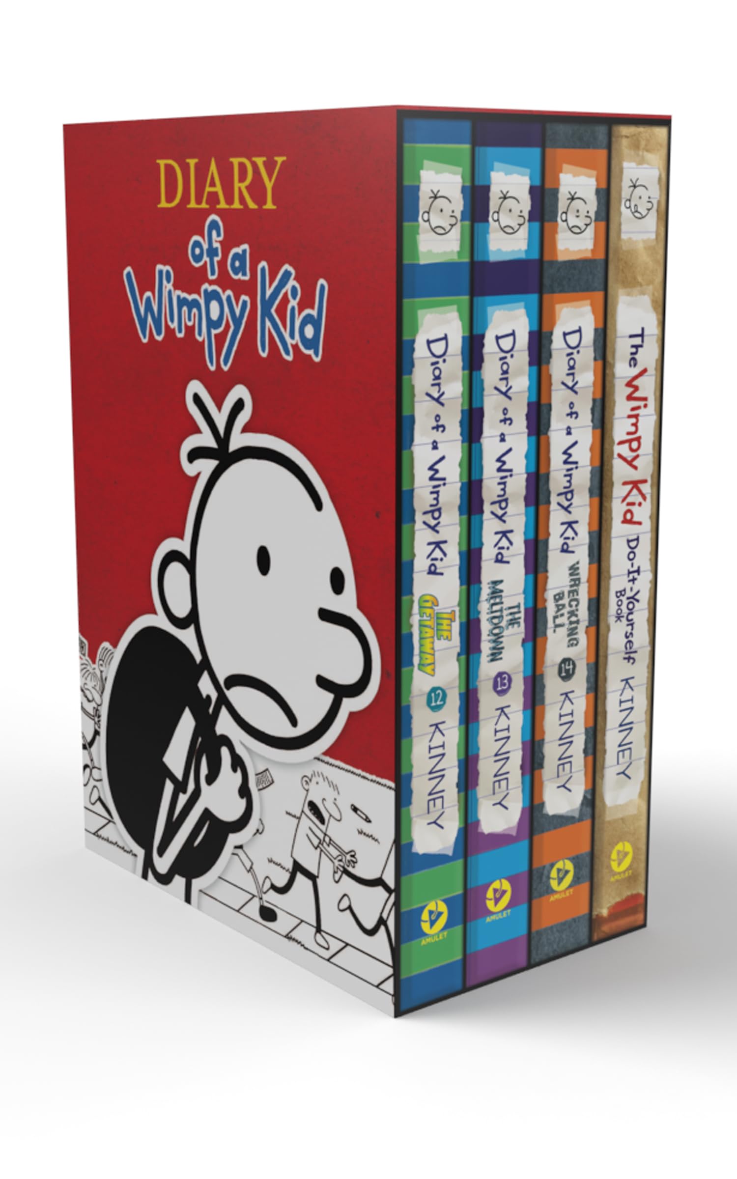 Diary of a Wimpy Kid Box of Books 12-14 Plus The Wimpy Kid Do-It-Yourself Book: Hardcover Gift Set Manga