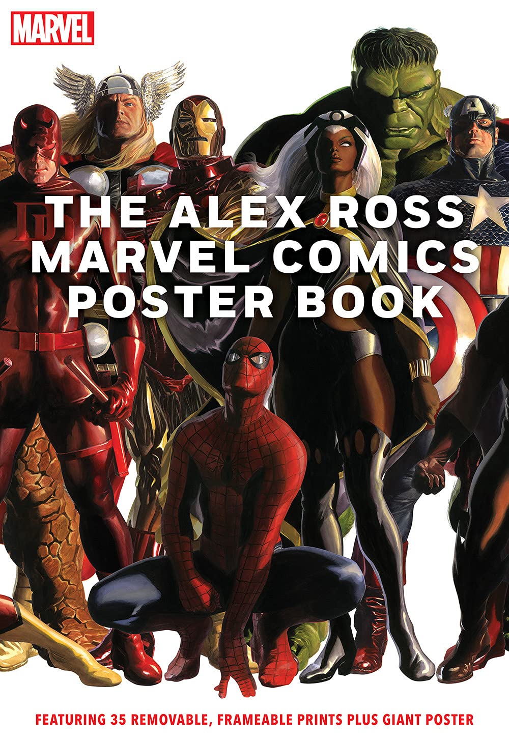 The Alex Ross Marvel Comics Poster Book: Featuring 35 removable, frameable prints plus giant poster Posters