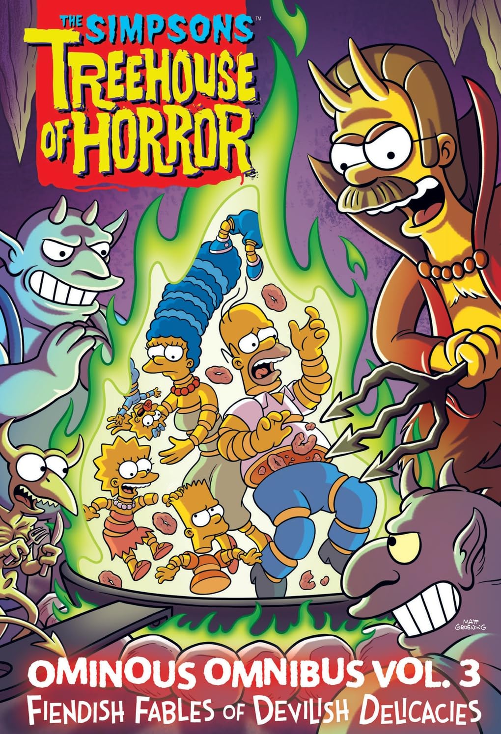The Simpsons Treehouse of Horror Ominous Omnibus Vol. 3 Horror & Mystery