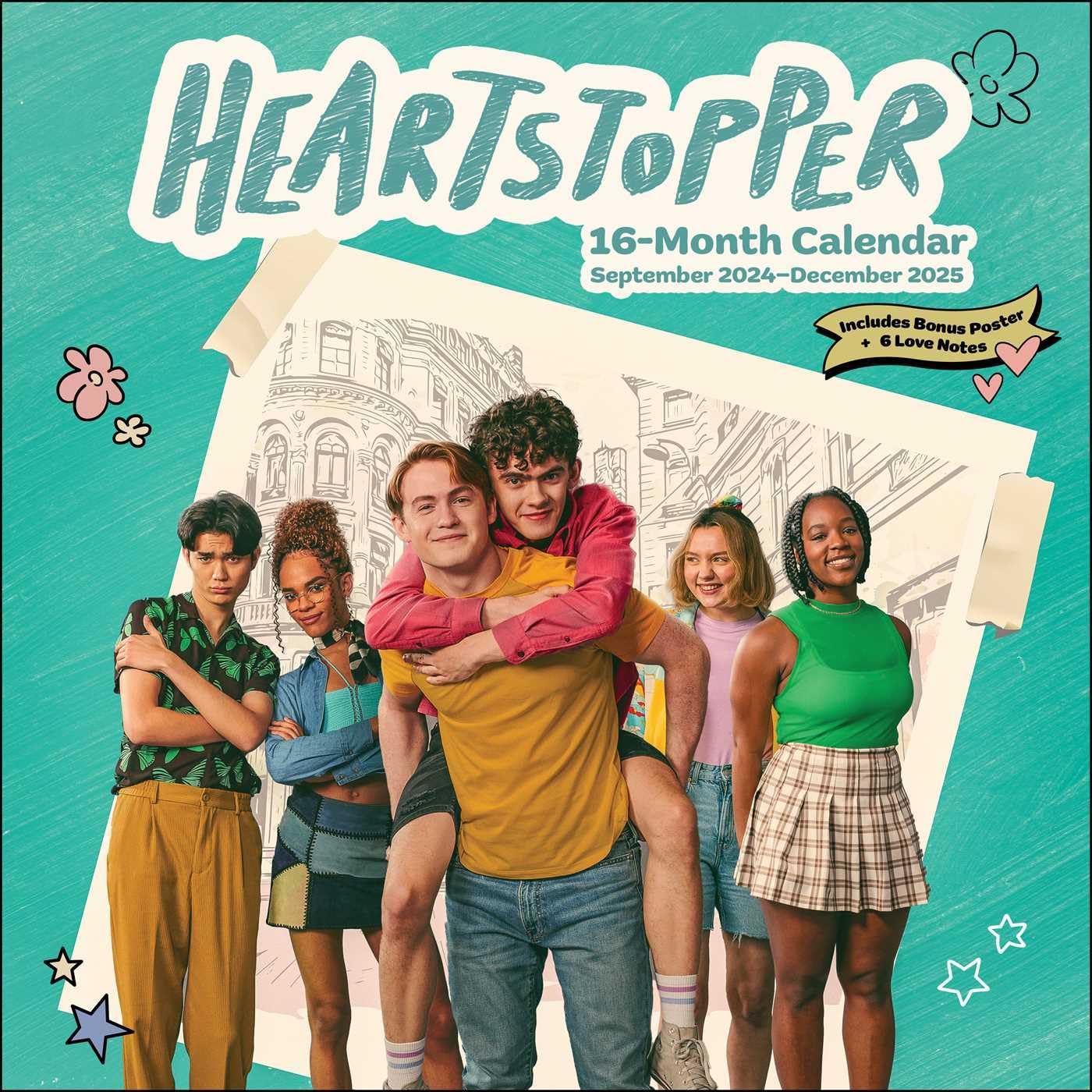 Heartstopper 16-Month 2024-2025 Wall Calendar with Bonus Poster and Love Notes Books