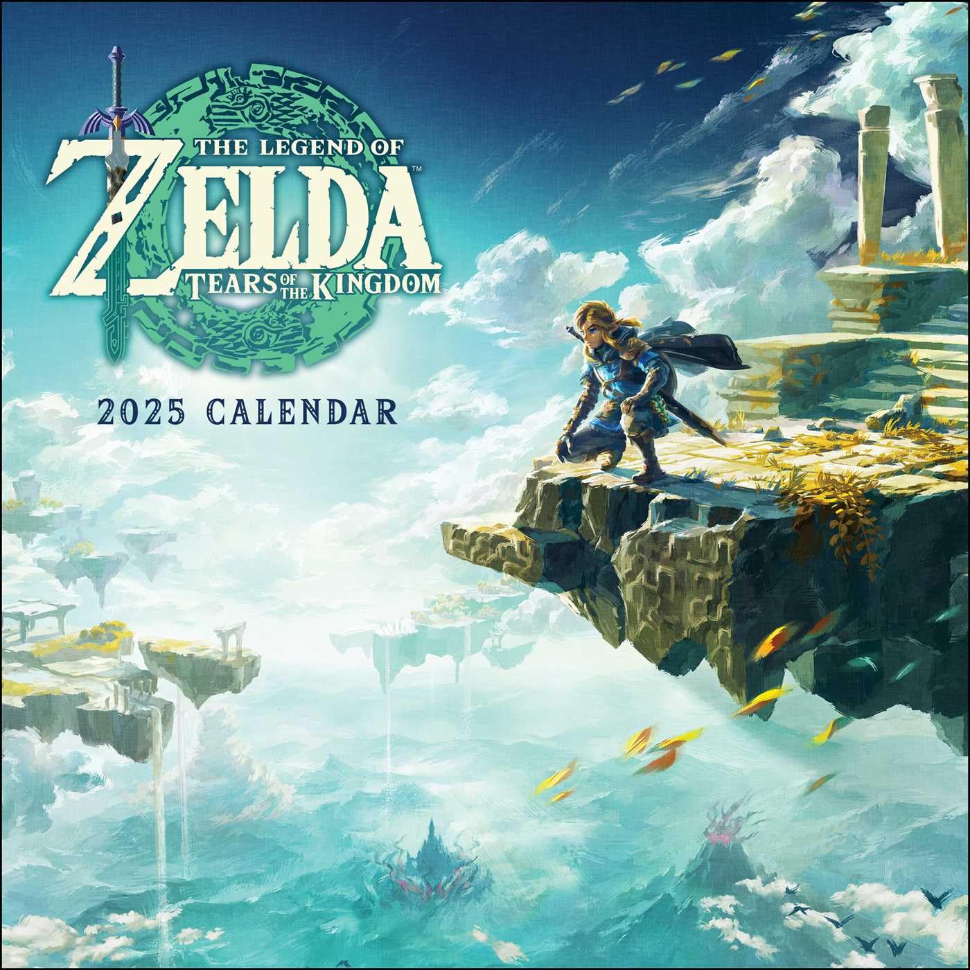 Legend of Zelda: Tears of the Kingdom 2025 Wall Calendar Social Sciences