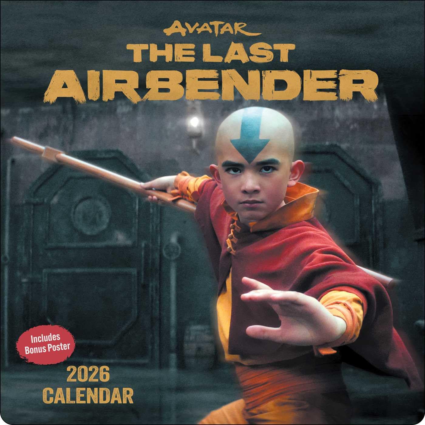 Avatar: The Last Airbender Netflix Series 2026 Wall Calendar with Bonus Poster Books