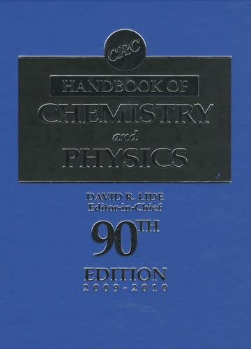 CRC Handbook of Chemistry and Physics: A Ready-reference Book of Chemical and Physical Data Natural Sciences