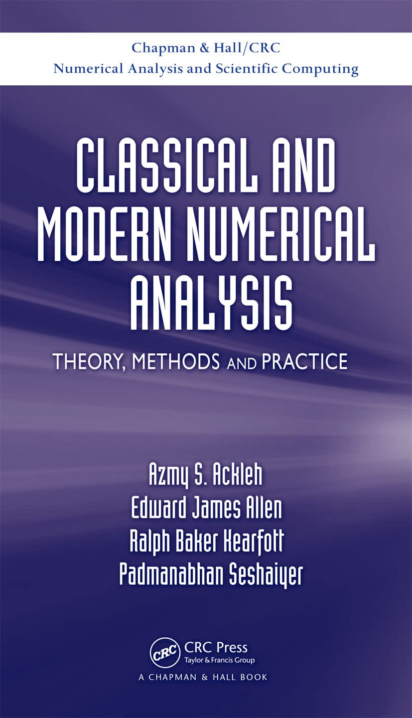 Product Image: Classical and Modern Numerical Analysis