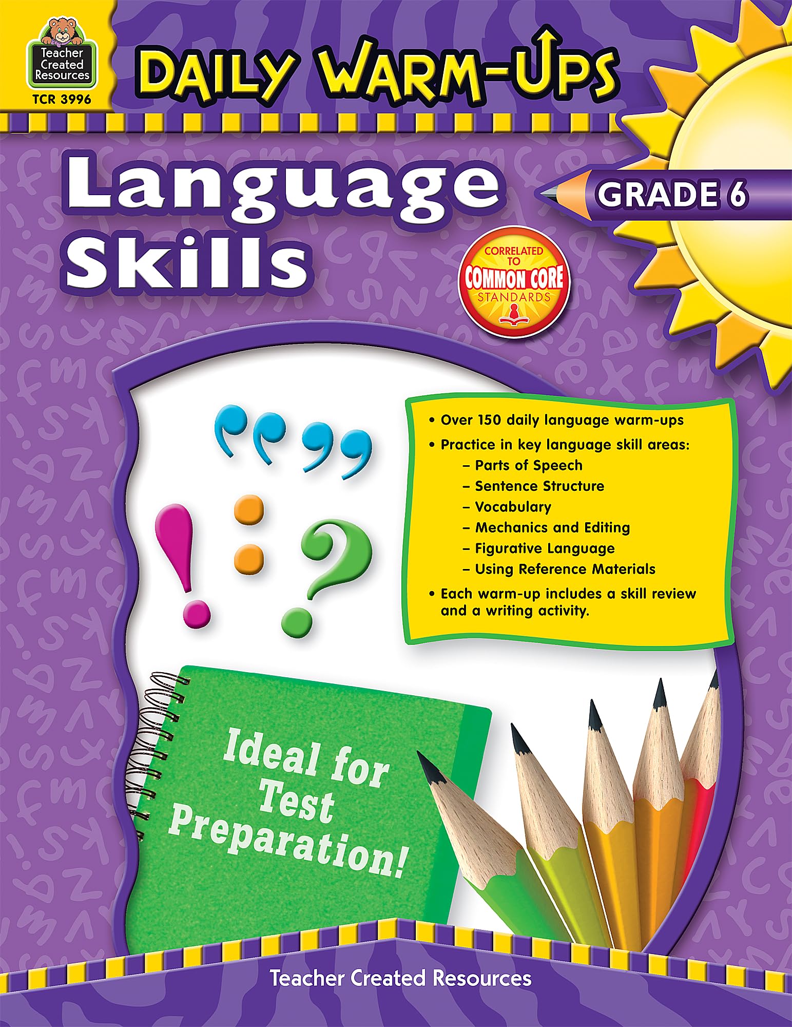 Daily Warm-Ups: Language Skills Grade 6: Language Skills Grade 6 book