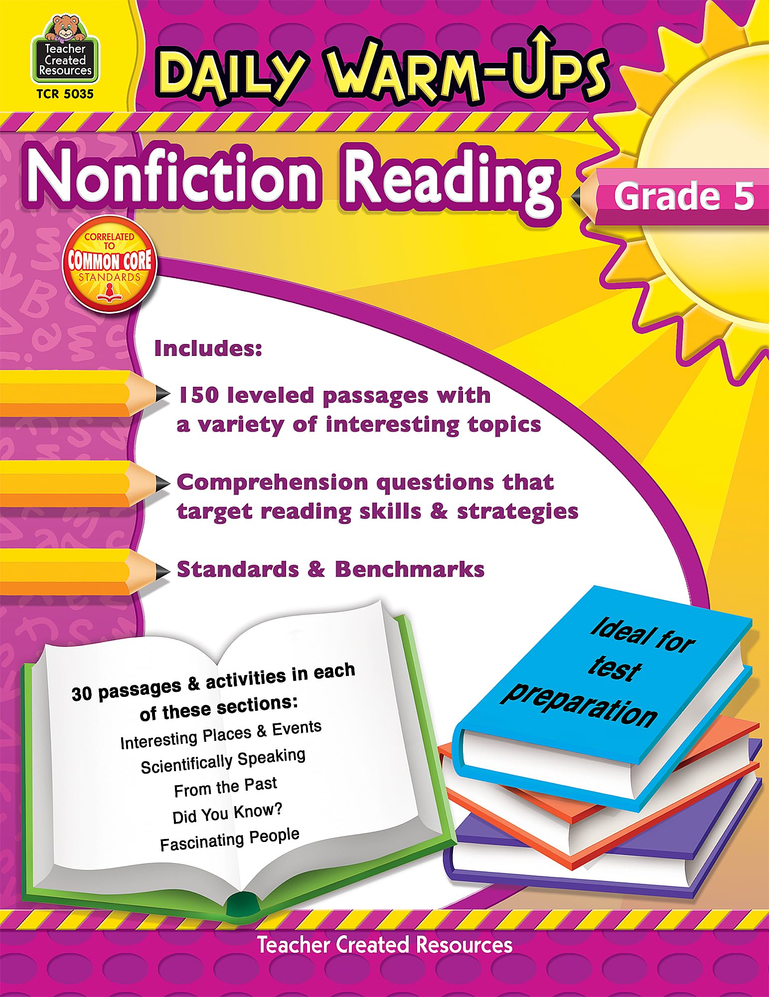 Daily Warm-Ups: Nonfiction Reading Grd 5: Nonfiction Reading Grd 5 Education & Training