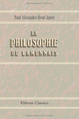 La philosophie de Lamennais Philosophy