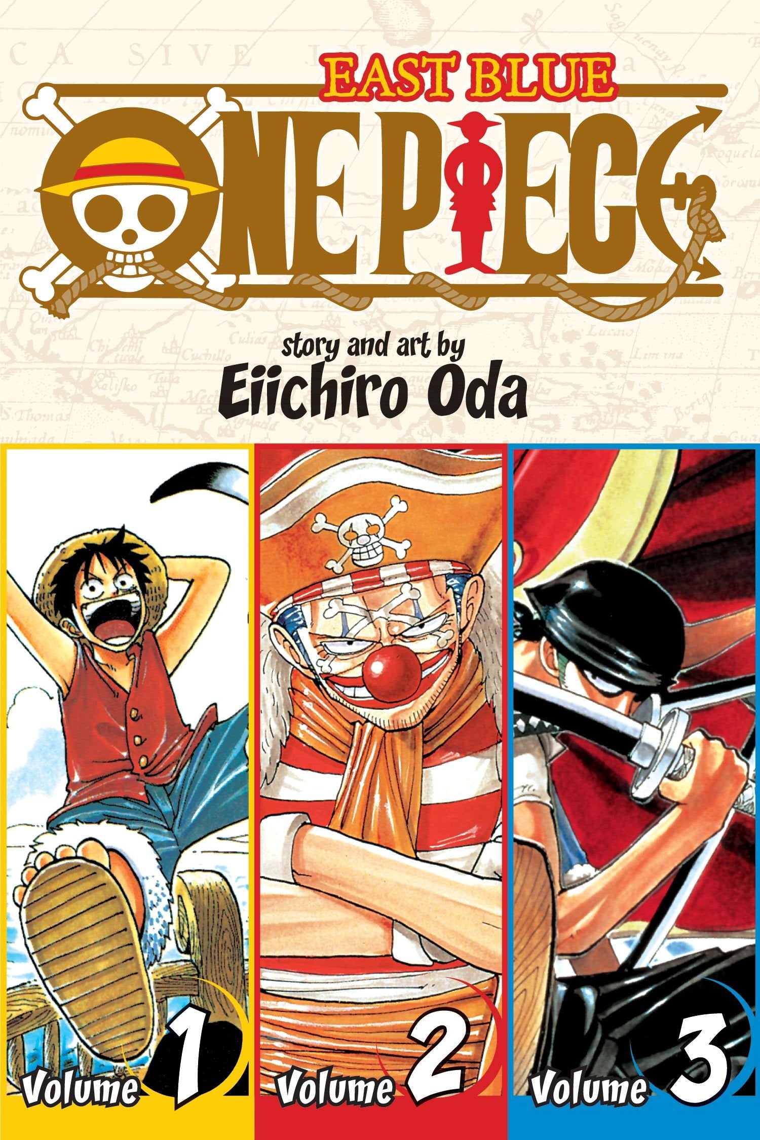 One Piece (3-in-1 Edition), Vol. 1: East Blue 1-2-3 Omnibus (ONE PIECE 3IN1 TP, Band 1) PlayStation 4