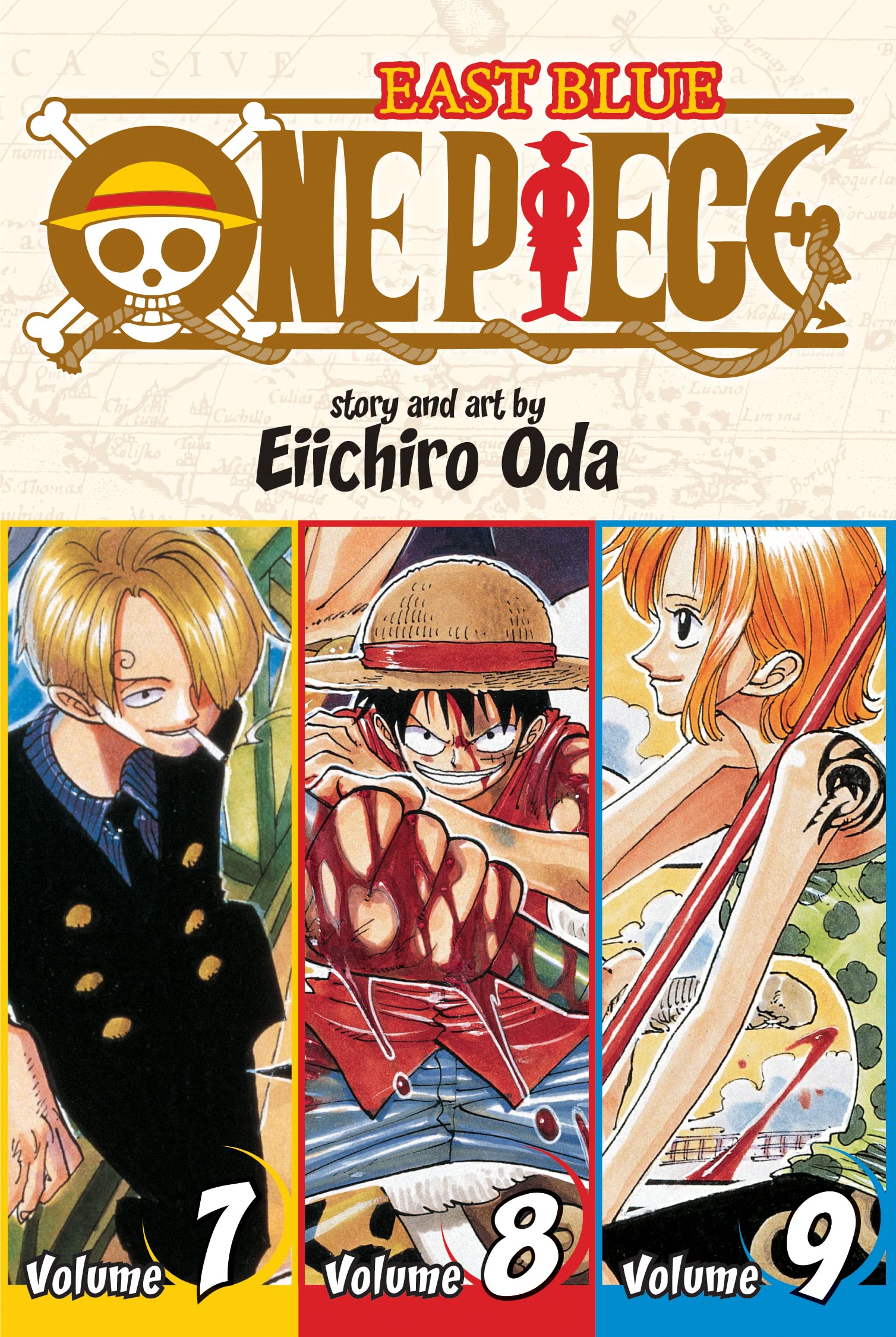 One Piece (3-in-1 Edition), Vol. 7, 8 et 9: East Blue 7-8-9 Omnibus book