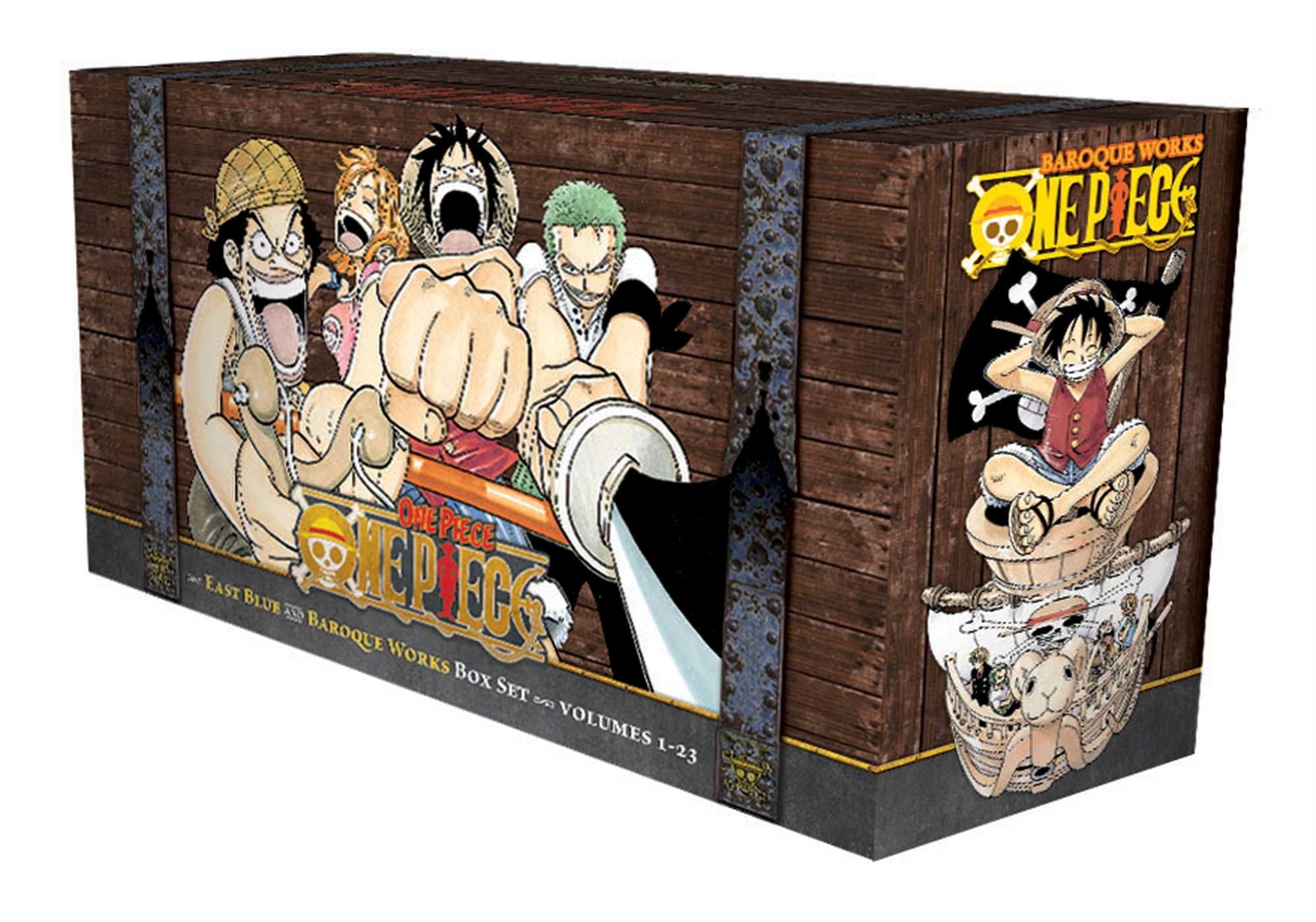 One Piece Box Set Volume 1: East Blue and Baroque Works (ONE PIECE GN BOX SET, Band 1) Manga