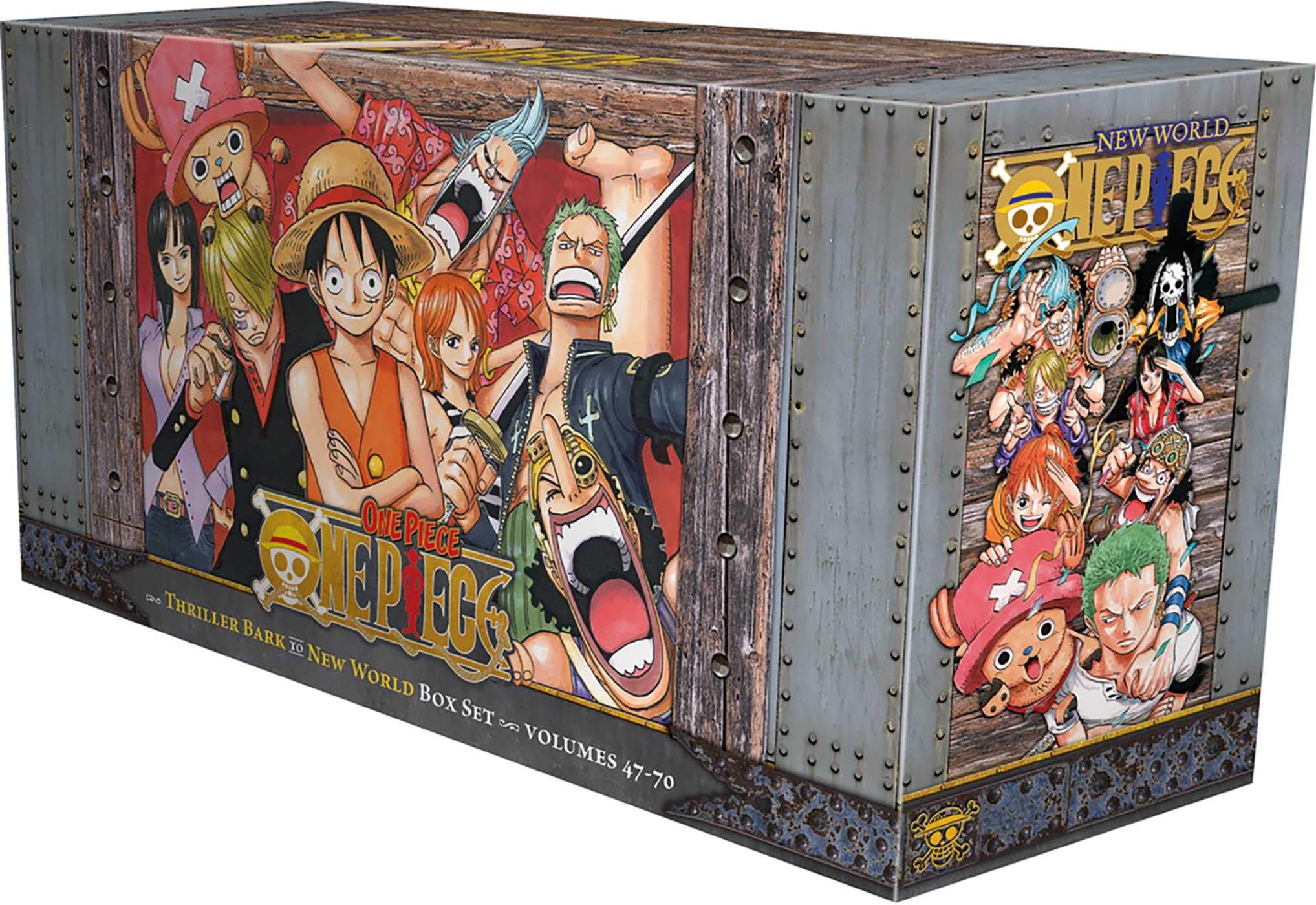 One Piece Box Set 3: Thriller Bark to New World, Bonus Mini Comic "One Piece x Dragon Ball" (ONE PIECE GN BOX SET, Band 3) Manga