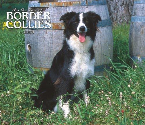 For the Love of Border Collies 2008 Calendar: Deluxe 14x12 Leisure, Home & Garden