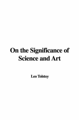 On the Significance of Science And Art Philosophy