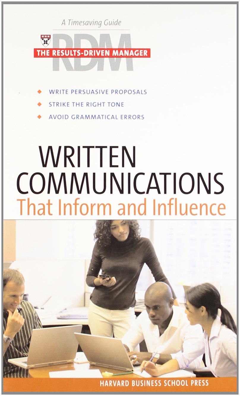 Written Communications That Inform and Influence (Results-driven Manager) Law