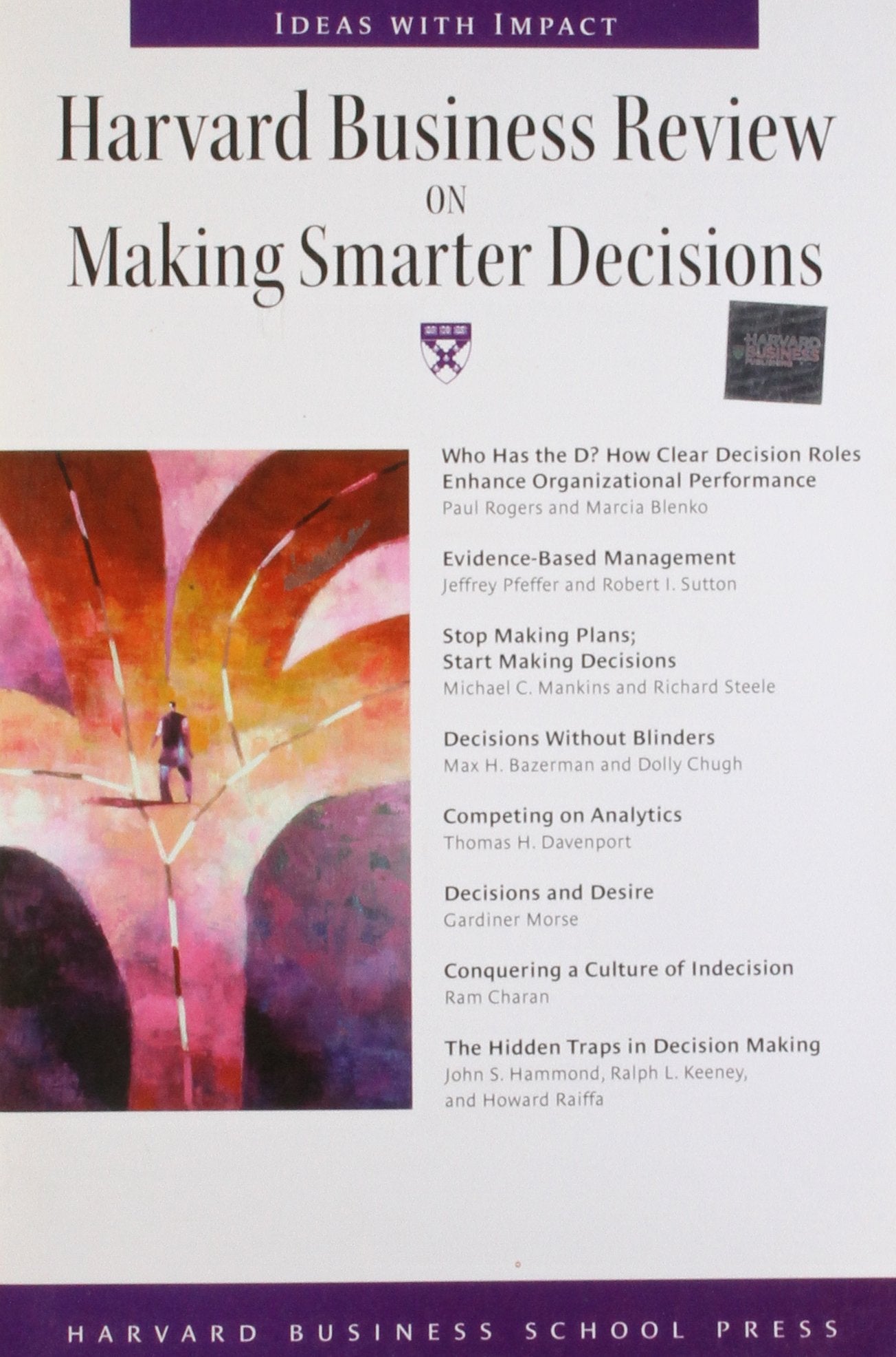 Harvard Business Review on Making Smarter Decisions book