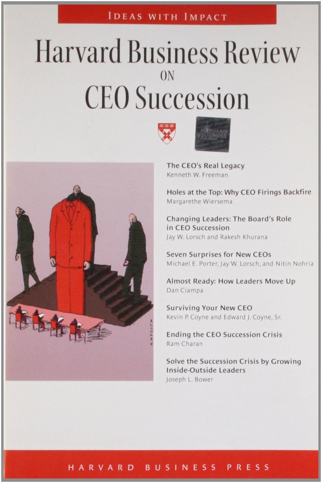 Harvard Business Review on CEO Succession book