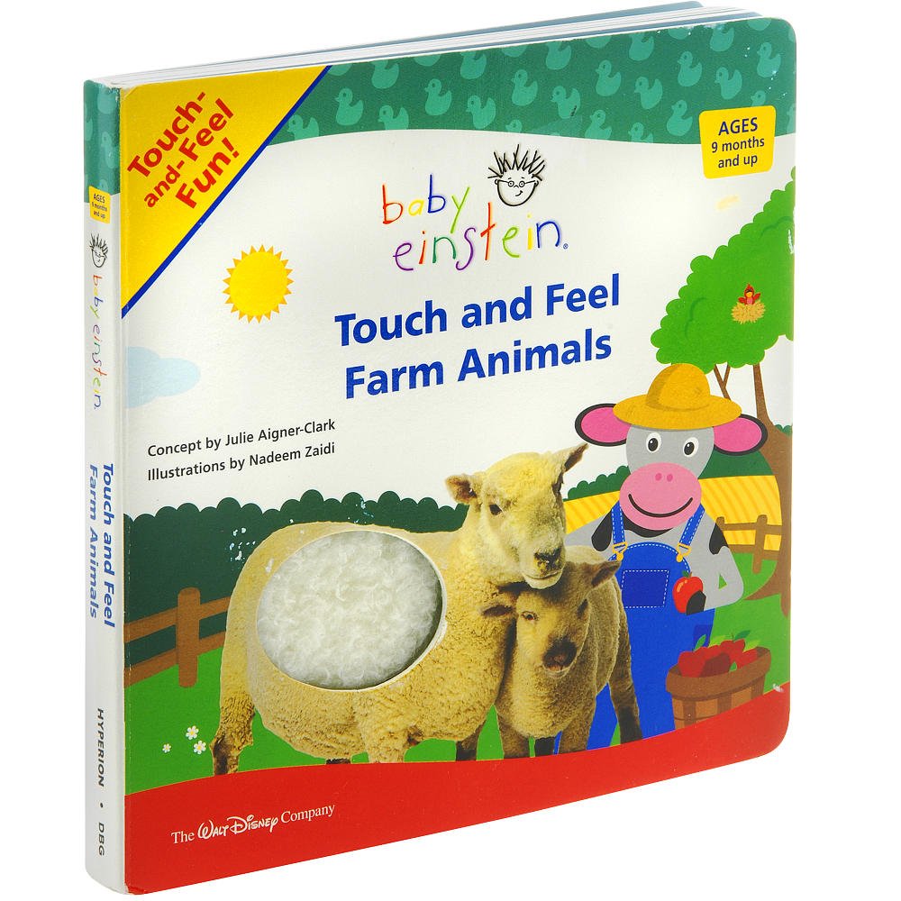 Baby Einstein Touch and Feel Farm Animals book