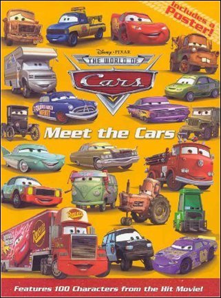 The World of Cars Meet The Cars Hardcover Book 41912 Books