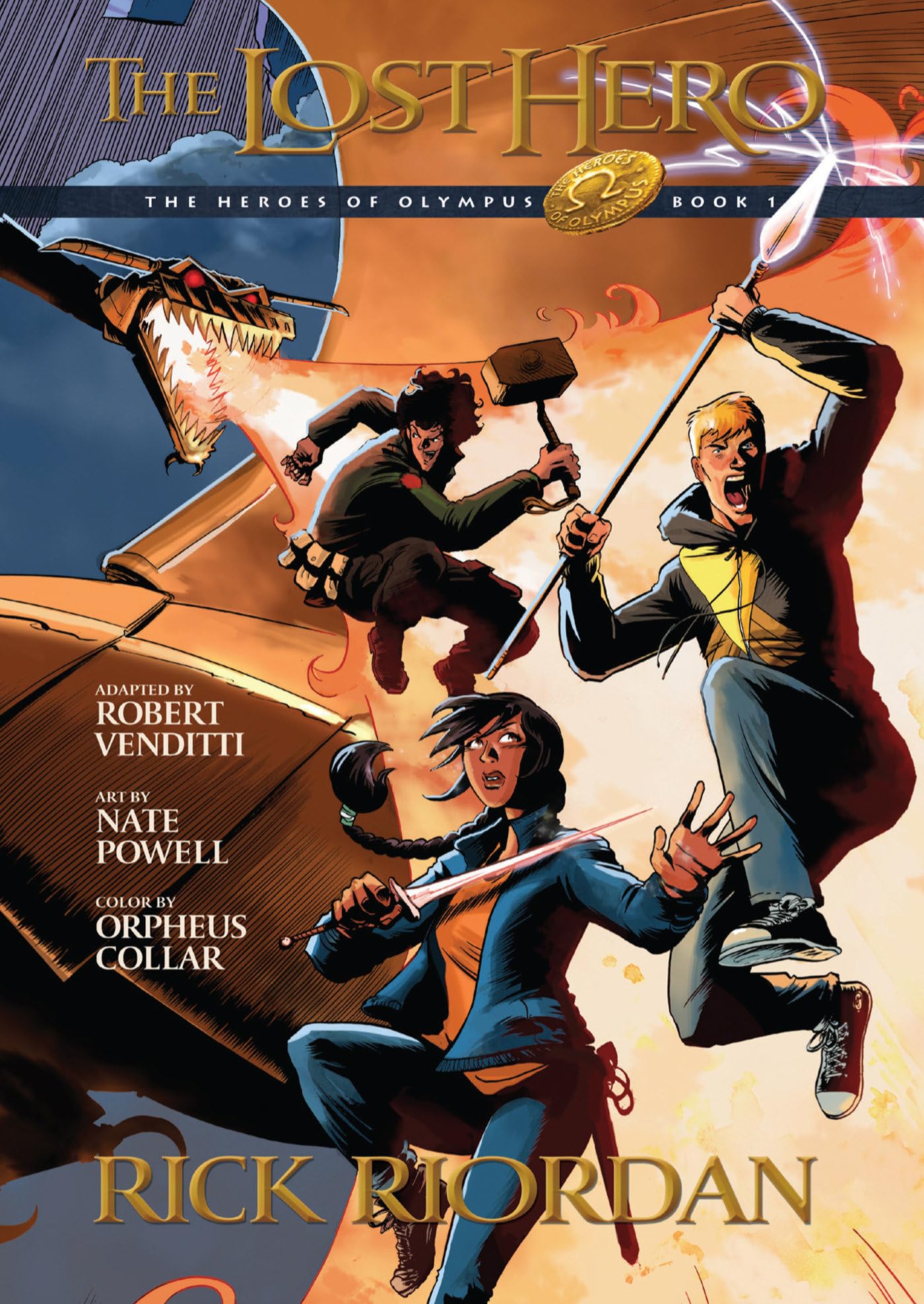 Heroes of Olympus, Book One: Lost Hero: The Graphic Novel, The-Heroes of Olympus, Book One Manga