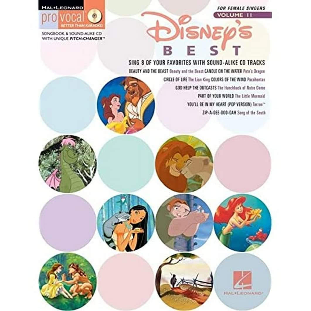 Disney's Best (Female Singers) (Book 6 CD): Noten, Bundle, CD für Gitarre, Gesang (Pro Vocal): Pro Vocal Women's Edition Volume 11 Social Sciences